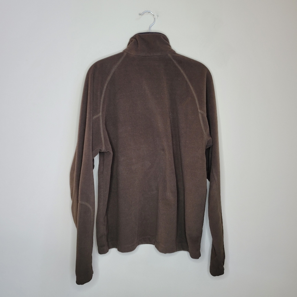 Columbia men's brown fleece pullover size large - Picture 3 of 5